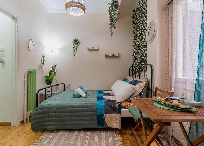 Green Boho Apartment